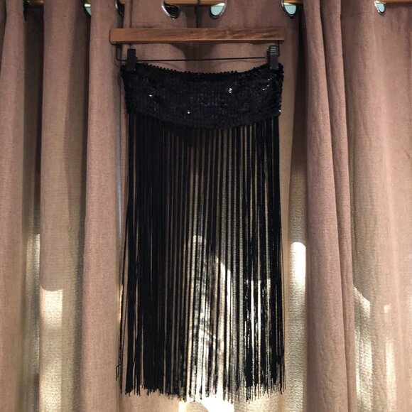 Bundle of 3 Burlesque Fringe Skirts Accent Skirt Boudoir New Years Party Swing - Picture 3 of 4